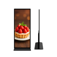 Écran LCD vertical de 69 pouces, lecteur publicitaire avec WiFi et CMS