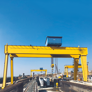 Grúa pórtico de doble viga con estructura de caja, grúa de puente de alta rigidez montada sobre rieles, grúa de puente de 5t-300t con cabrestante y carro elevador - Product Image 6