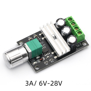 ตัวควบคุมมอเตอร์ PWM DC 2A 3A สวิตช์ควบคุมความเร็ว10A 5A ฟังก์ชั่น1803BK 1203BK - Product Image 3