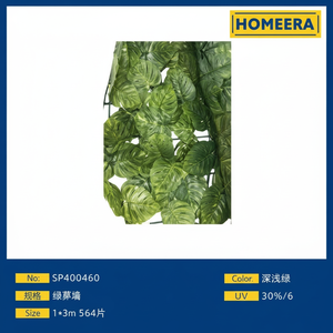 Vente en gros 1x3m Panneaux muraux verts artificiels écologiques 864 pièces de motif vertical en pot par rouleau pour la maison pour Thanksgiving - Product Image 1