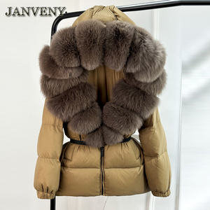 XX 2026 Nouvelle doudoune d'hiver pour <span class=keywords><strong>femme</strong></span> Vrai col en fourrure de renard à <span class=keywords><strong>capuche</strong></span> Épaisse et <span class=keywords><strong>chaude</strong></span> 90% duvet de canard blanc Manteau <span class=keywords><strong>imperméable</strong></span> pour <span class=keywords><strong>femme</strong></span> <span class=keywords><strong>Parka</strong></span> - Product Image 3
