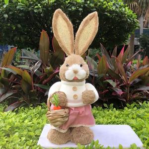 Décorations <span class=keywords><strong>de</strong></span> Pâques en paille <span class=keywords><strong>de</strong></span> <span class=keywords><strong>lapin</strong></span> <span class=keywords><strong>de</strong></span> 45 cm, scène <span class=keywords><strong>de</strong></span> présentation, boutique, décoration <span class=keywords><strong>de</strong></span> la maison <span class=keywords><strong>de</strong></span> Pâques, nouveauté 2026 - Product Image 2