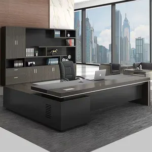 Muebles الفقرة Consultorio MFC أثاث المكاتب الحديثة مجموعة الحديثة التنفيذي L شكل مكتب عمل