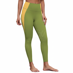 Ropa deportiva, venta al por mayor, mallas de yoga hechas a medida, mallas de Yoga de alta calidad con cintura elástica hechas profesionalmente - Product Image 1