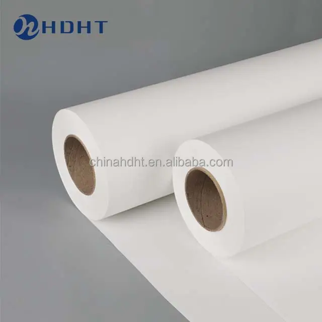 dye sublimation roll paper with different specifications and weights on stock heat transfer roll paper for sublimation printer