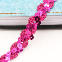 30 couleurs en stock perles paillettes dentelle garniture mariée 3cm élastique paillettes ruban paillettes ruban pour robes