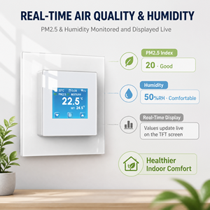 Ultimo Modello HYT007 Termostato Intelligente WiFi per Riscaldamento Elettrico/ad Acqua/a Gas, Compatibile con Alexa e Google, per Riscaldamento a Pavimento - Product Image 3
