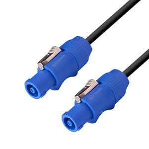 Connecteur de haut-parleur Jinsanhu 4P bleu à montage sur panneau, fiche et prise audio - Product Image 2