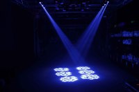 Projecteur laser mobile LED Mini Spot Kimu 60W de haute qualité avec contrôle DMX512, indice de protection IP33, RGB pour parcs à thème et karaoké de mariage