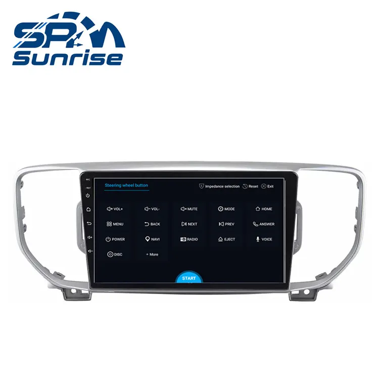 Araba android stereo navigasyon gps android araba radyo gps navigasyon sistemi Kia Sportage araç dvd oynatıcı için KX-5 oyuncu KX5 2015-2018