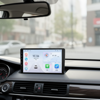 Pantalla IPS de 9 Pulgadas, 4 Núcleos, 1 DIN Integrado, Pantalla Dividida, GPS Integrado, TV Estéreo, Cámara de Reversa, USB, Android Auto