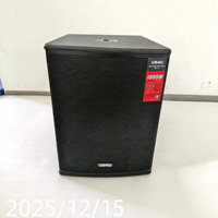 [VAMAV VSP15] Caisson de basses actif en bois de 15 pouces, système audio professionnel de scène, 500W RMS, concerts, événements, DJ, système audio, Bocinas Bar