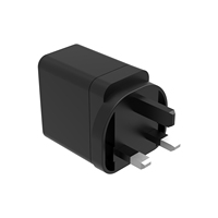 Pengisi Daya Cepat 65W GaN Dual USB C PD3.0 PPS 2 Port Adaptor Dinding untuk Laptop Tablet - Kabel Opsional