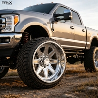 Jantes de camion forgées FANXI personnalisées polies 20X12 22X14 24X14 26X14 26X16 à 6/8 goujons pour Ford F250 GMC Denali
