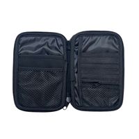 Cartera de Viaje de Neopreno con Logotipo Personalizado, Organizador de Pasaportes con Protección RFID, Funda para Tarjetas, para Negocios, Vacaciones, Aire Libre, Regalo