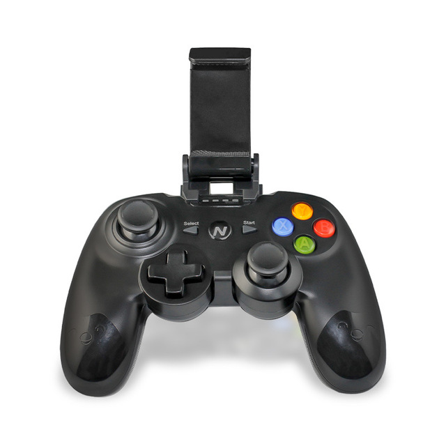 Custom Factory Wireless Game Console Controller with Joystick Trigger Mobile Phone Bracket