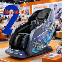 Fauteuil de massage T60S Snowfit 2026 haut de gamme 6D SL Track avec mécanisme à double cœur, massage corporel complet et étirement zéro gravité
