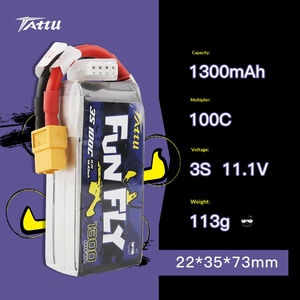 Batería LiPo Gens Ace Funfly 1300mAh 100C 4S 14.8V XT60 para Dron de Carreras FPV - Product Image 3