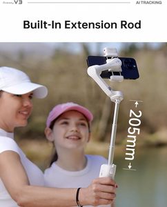 <span class=keywords><strong>2025</strong></span> nâng cấp 3-trục điện thoại Gimbal có thể gập lại ổn định hohem isteady V3 Gimbal ổn định cho smartphond điền vào ánh sáng - Product Image 4