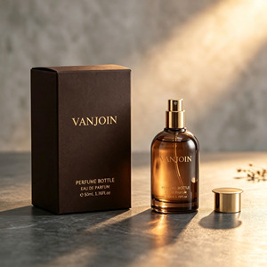Flacone di <span class=keywords><strong>Profumo</strong></span> in Vetro Ambrato da 30Ml 50Ml 100Ml, Resistente all'Alcool, con Tappo Dorato, Bottiglia di Lusso Personalizzata per Eau De Parfum - Product Image 3