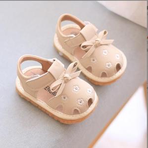 Sandalias de niña, zapatos de princesa, zapatos de fondo suave <span class=keywords><strong>para</strong></span> niños pequeños, nuevas sandalias de verano <span class=keywords><strong>con</strong></span> lazo de 1 a 2 años - Product Image 3