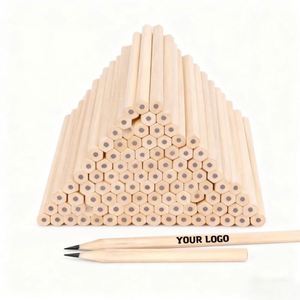 Lápices de Madera Blancos con Borrador y Logotipo Ww227 Impreso, para Regalos Corporativos, de Negocios y Actividades, al por Mayor - Product Image 1