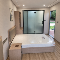 Casa Container Prefabbricata Smontabile da 20 Piedi, Appartamento Temporaneo Mobile, Ufficio, Campo di Lavoro