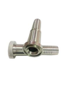 Accesorios de manguera hidráulica de fábrica Baoling, accesorios de manguera hidráulica recta de crimpado métrico, dimensiones - Product Image 3