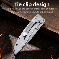OEM Couteau pliant personnalisé en acier à haute teneur en carbone 3CR13 Couteau de survie en camping haute dureté pour le bricolage et les aventures en plein air