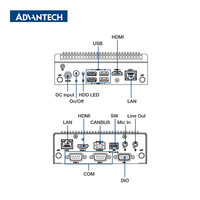 Ordinateur industriel embarqué sans ventilateur Advantech ARK1125H, Intel N200, DDR5, double HDMI 4K, double LAN 2.5GbE, large plage de température