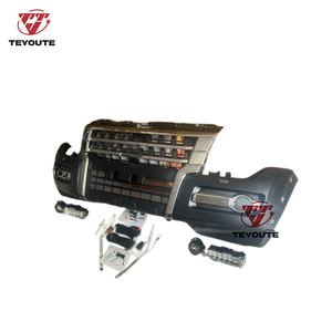Grille de pare-chocs supérieure en ABS modifiée TEYOUTE à ajustement direct pour MONTERO <span class=keywords><strong>PAJERO</strong></span> V93- V97 2004-2016 à 17-26 – Remplacement - Product Image 4