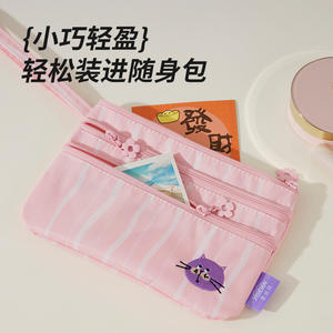 Porta Pasaportes Yisidan con Diseño de Ondas Azules, Estampado de Dibujos Animados, Estuche Portátil para Documentos, para Viajes y Uso Diario - Product Image 5