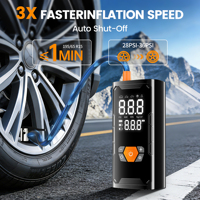Démarreur de voiture portable 12V 1000A de pointe 6000mAh avec compresseur d'air 150PSI et gonfleur de pneus OEM ODM