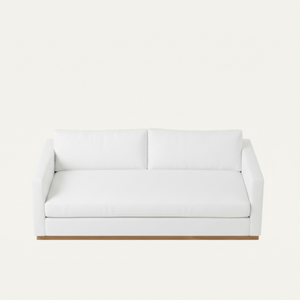 Sofá Moderno Tapizado en Madera Sólida, Minimalista y Contemporáneo, de Dos Plazas, para Sala de Estar o Apartamento, Muebles Premium Personalizados OEM Indonesia - Product Image 4