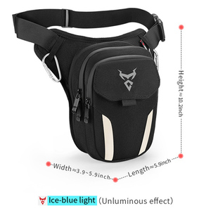 Bolsa de Pierna para Ciclismo Motocentric para <span class=keywords><strong>Hombre</strong></span> y Mujer, con LED, Bolsa de Cintura para Motocicleta, Bolsa de Pierna, Riñonera Informal para Motocicleta - Product Image 2