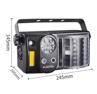 L'événement de célébration utilise des lumières de scène DJ dynamiques à LED avec effet de lumière blanche RGBW DMX512 Control Dance Floor Laser E27