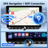 Autoradio Podofo 10'' 4+64Go pour Renault Trafic Opel Vivaro Nissan Primastar CarPlay/Android Auto Sans Fil Touches Piano GPS Wi-Fi