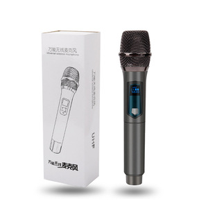Wanwei U9 <b>Wireless</b> <b>Microphone</b> 2.4G Heart Shaped Directional Professional Karaoke Live Streaming Audio Mic - Product Image 3