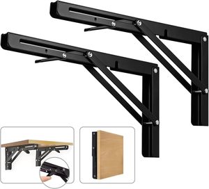 Support pliable robuste de 8 à 20 pouces, pour table d'établi, charnière d'étagère murale, gain de place - Product Image 1