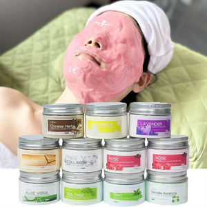 Venta caliente 100% Ácido Hialurónico Orgánico Vitamina C Hidratante Suave y Blanqueamiento Cuidado Facial Mascarilla de Jalea de Rosa en Polvo - Product Image 1