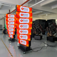 Jode 360 °   Pantalla LED de Capas Giratorias, Pantalla de Matriz de Video LED, Módulo Mecánico, Cartel Publicitario, Letrero para Tienda Minorista, GOB
