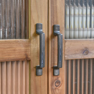 Armoire de salon en bois de pin recyclé INNOVA, haute qualité, style rustique chinois, style ferme, tiroir antique, 2 meubles de maison - Product Image 6