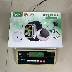 นาฬิกาอัจฉริยะ D99 Plus <span class=keywords><strong>11</strong></span>-in-1 ราคาประหยัด แบตเตอรี่ใช้งานได้นาน พร้อมลำโพง สายรัดข้อมือหลายแบบ สายดาต้าหลายหัว สำหรับ <span class=keywords><strong>iPhone</strong></span> - Product Image 4