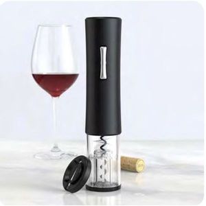 Tire-bouchon automatique SUNING en plastique moderne, ouvre-bouteille à vin en acier inoxydable à piles avec coupe-capsule intégré 4-en-1 - Product Image 1