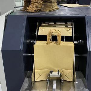 Máy móc Cara máy làm túi giấy với chức năng dán thẻ gia cố phía dưới và trên cùng - Product Image 5