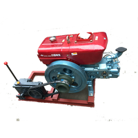 Aérateur à moteur diesel 7HP-16HP, aérateur à roue à aubes à bras long