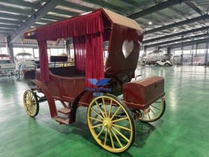 Cina carretti cavalli elettrici carrozza cavalli reali carrozza auto turistica - Product Image 4