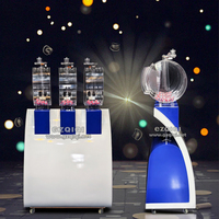 Machine de loterie populaire avec 3 cylindres et support de boules pour jeu pick 3