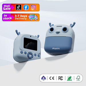 Máy ảnh mini màu sắc vui nhộn với giấy ảnh nhiệt, đồ chơi máy ảnh kỹ thuật số, quà tặng đồ chơi trẻ em, máy ảnh in ảnh tức thì, máy in ảnh bỏ túi - Product Image 2