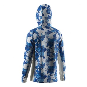 Offre Spéciale – Chemises de Pêche Camouflage Écologiques Légères et à Séchage Rapide pour Hommes – Modèle à Capuche « Bouche de Poisson » - Product Image 2